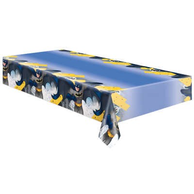 Batman Rectangular Plastic Table Cover 54&#x22;x84&#x22;, 1ct