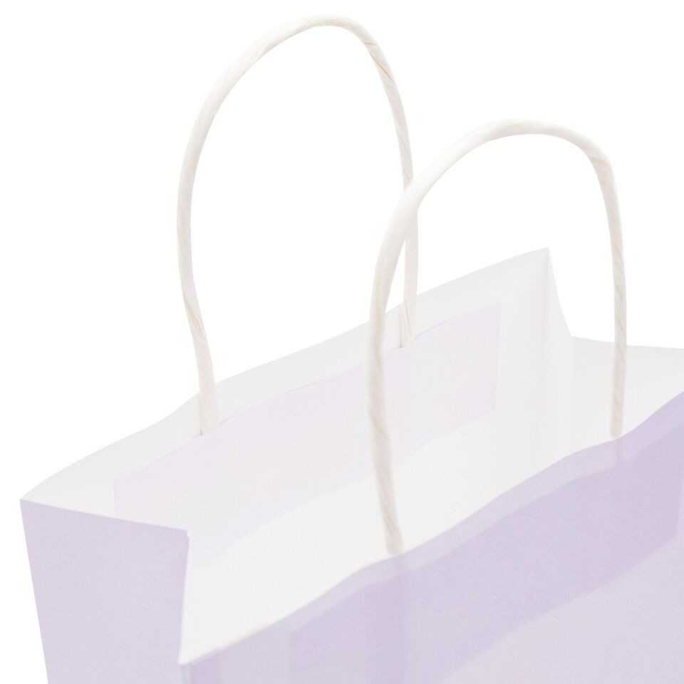 25-Pack Pastel-Colored Paper Gift Bags with Handles for Goodies, 6.3x3.2x8.7&#x22;