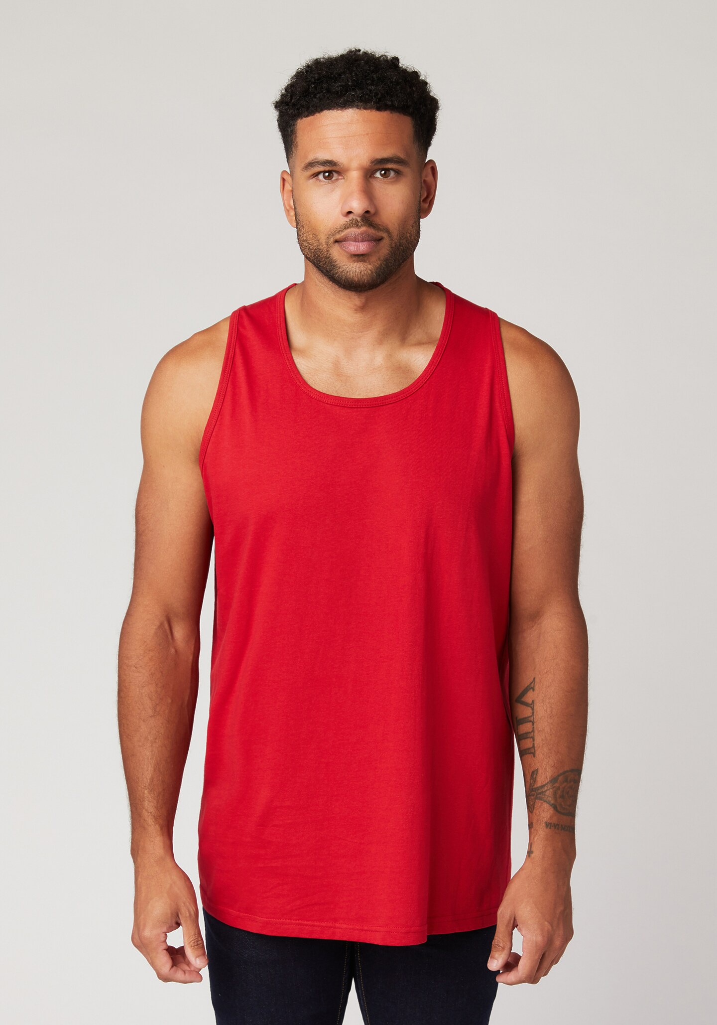 Premium Men’s Cotton Tank Top – Soft-Washed Sleeveless Gym & Casual Vest