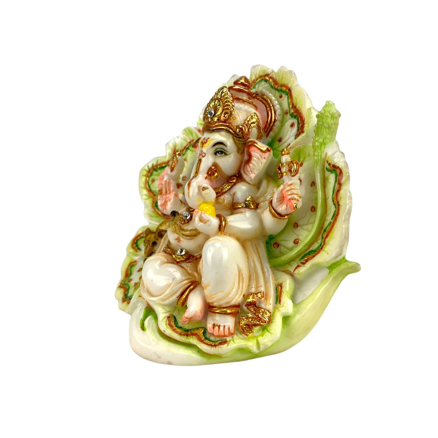 Lord Ganesha for Car Idol Showpiece Ganpati Figurine God of Luck and Success Home Decoration Ganesha for Car Dashboard Return Gifts for Housewarming Pooja Diwali