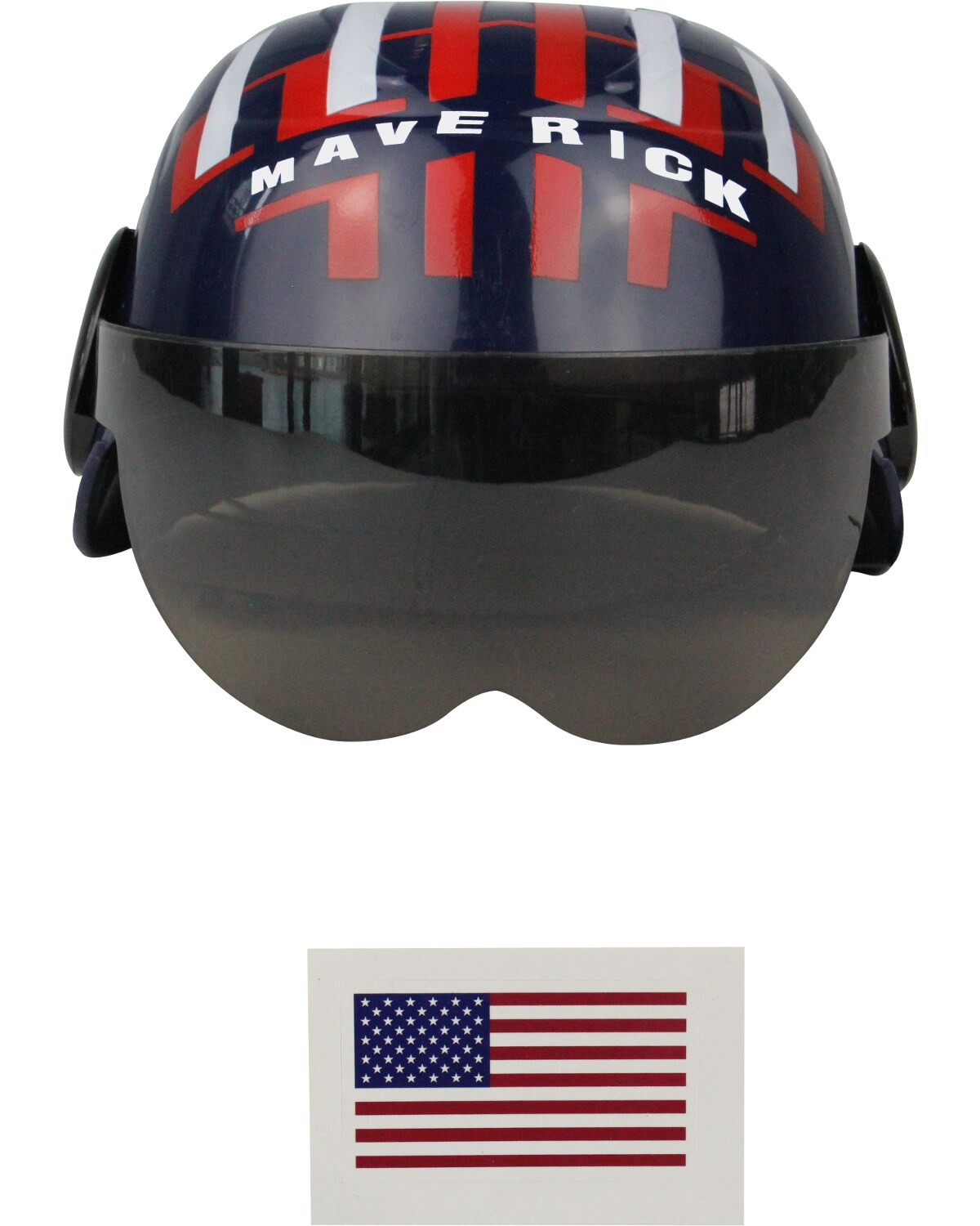 Child's Air Force Combat Pilot Dark Blue Maverick Helmet Costume Accessory