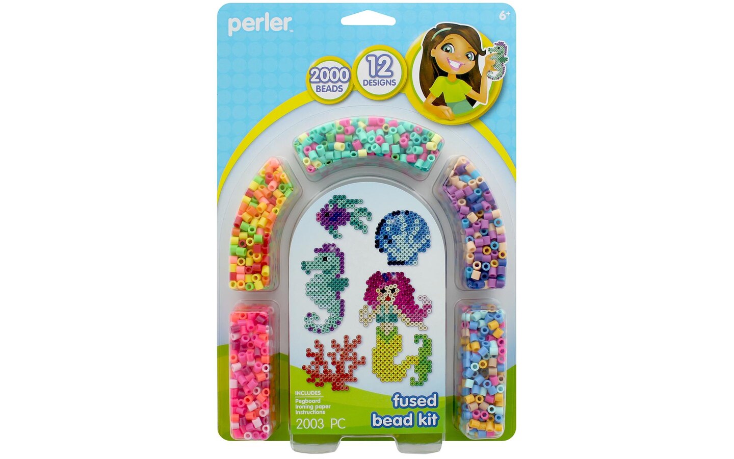 Perler Fused Bead Kit 2000pc Mermaid Michaels