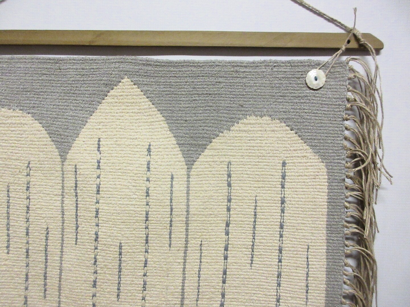 Neutral tapestry wall online hanging