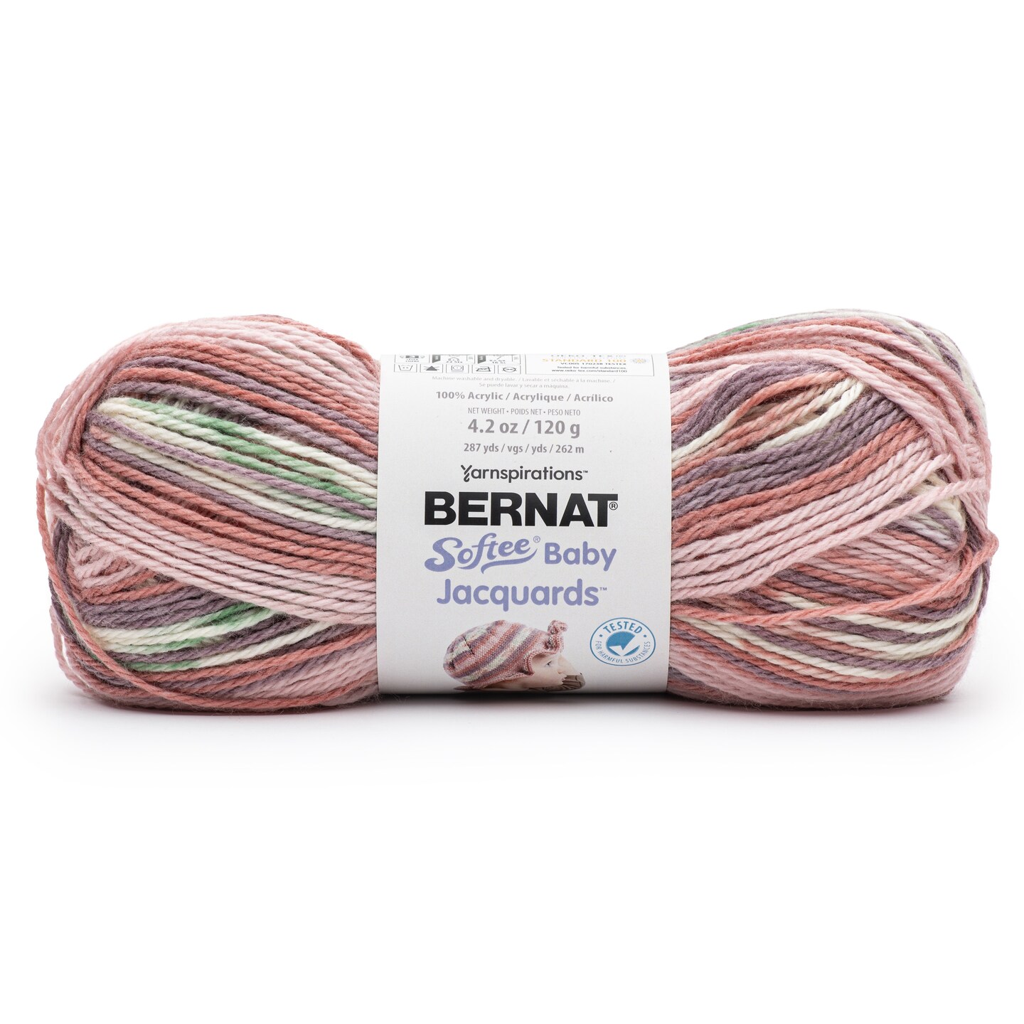 Bernat Softee Baby Jacquards Yarn Faded Blooms Michaels