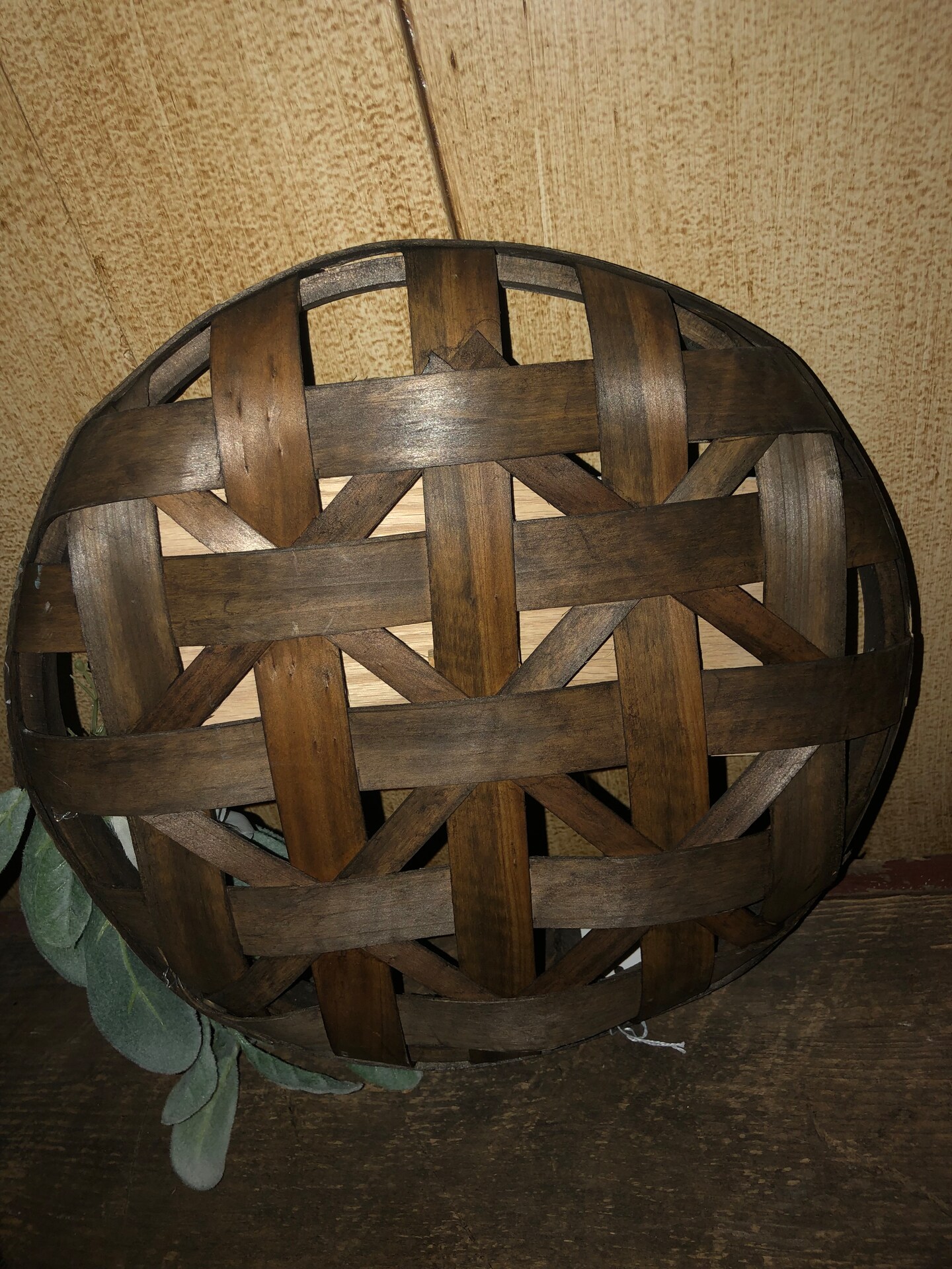 tobacco basket michaels Round tobacco basket family wall hanging