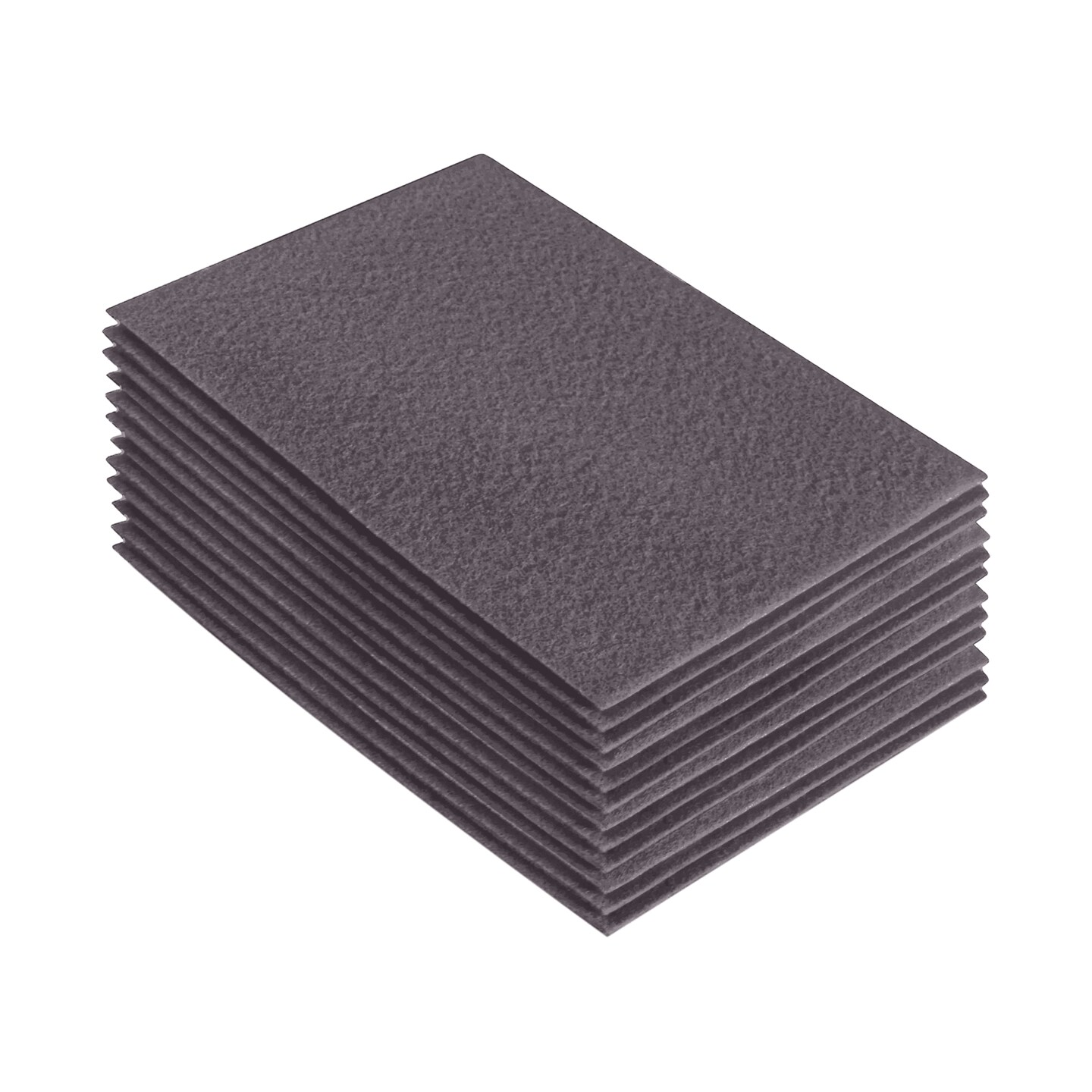FabricLA Acrylic Felt Sheets for Crafts - Precut 9&#x22; X 12&#x22; Inches (20 cm X 30 cm) Felt Squares - Use Felt Fabric Craft Sheets for DIY, Costume, and Decoration | Platinum Grey - 12 Pieces