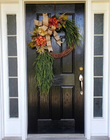 Fall Wreath for Front Door, Hydrangea on sale Wreath-Fall Hydrangea Wreath-Front Door Wreath-Grapevine Wreath-Everyday Wreath-Housewarming