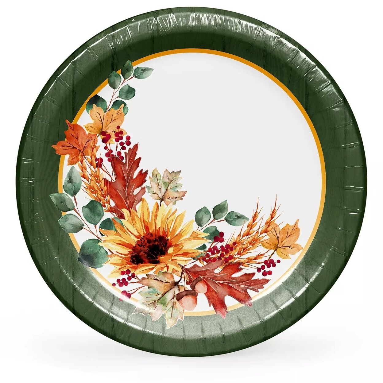 Members Mark Fall Is In The Air Dinner Paper Plates 10" (85 Count)