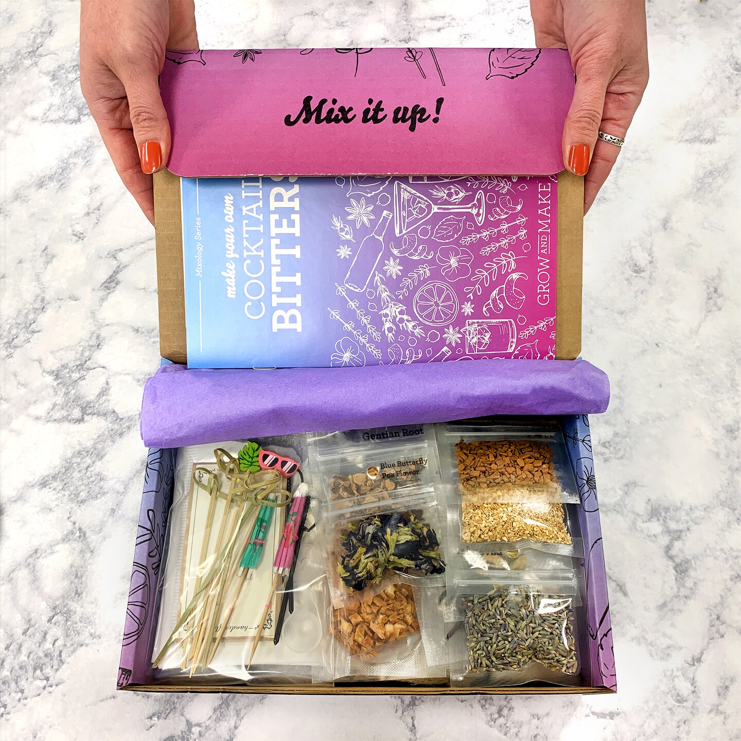MAKE YOUR OWN BITTERS KIT - DIY Mocktails and Cocktails Mixology Series Gift