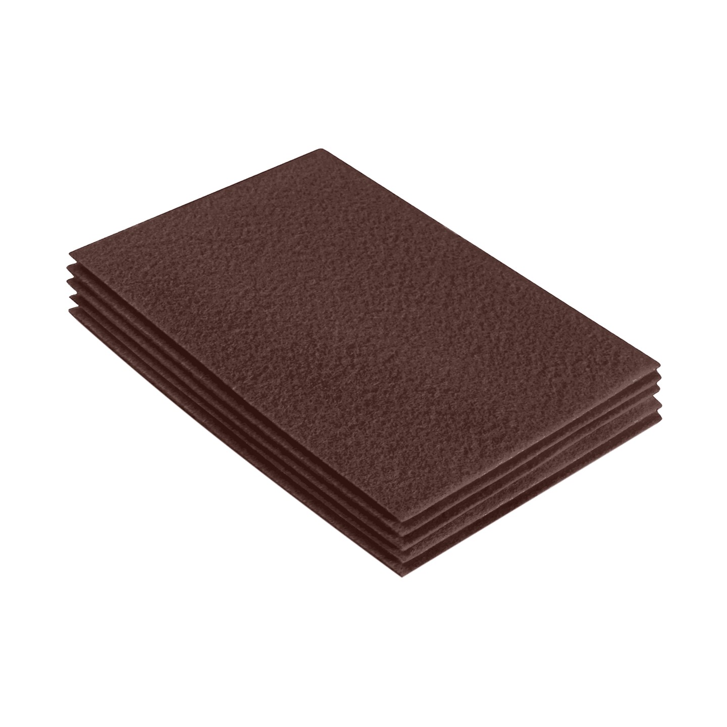 FabricLA Acrylic Felt Sheets for Crafts - Precut 9" X 12" Inches (20 cm X 30 cm) Felt Squares - Use Felt Fabric Craft Sheets for DIY, Costume, and Decoration | Light Brown - 5 Pieces