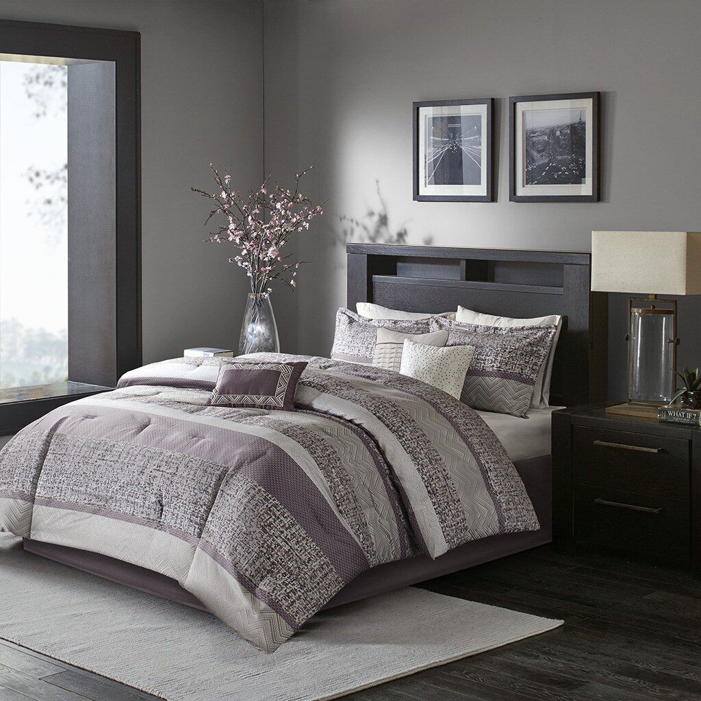 Gracie Mills   7 Piece Jacquard Comforter Set