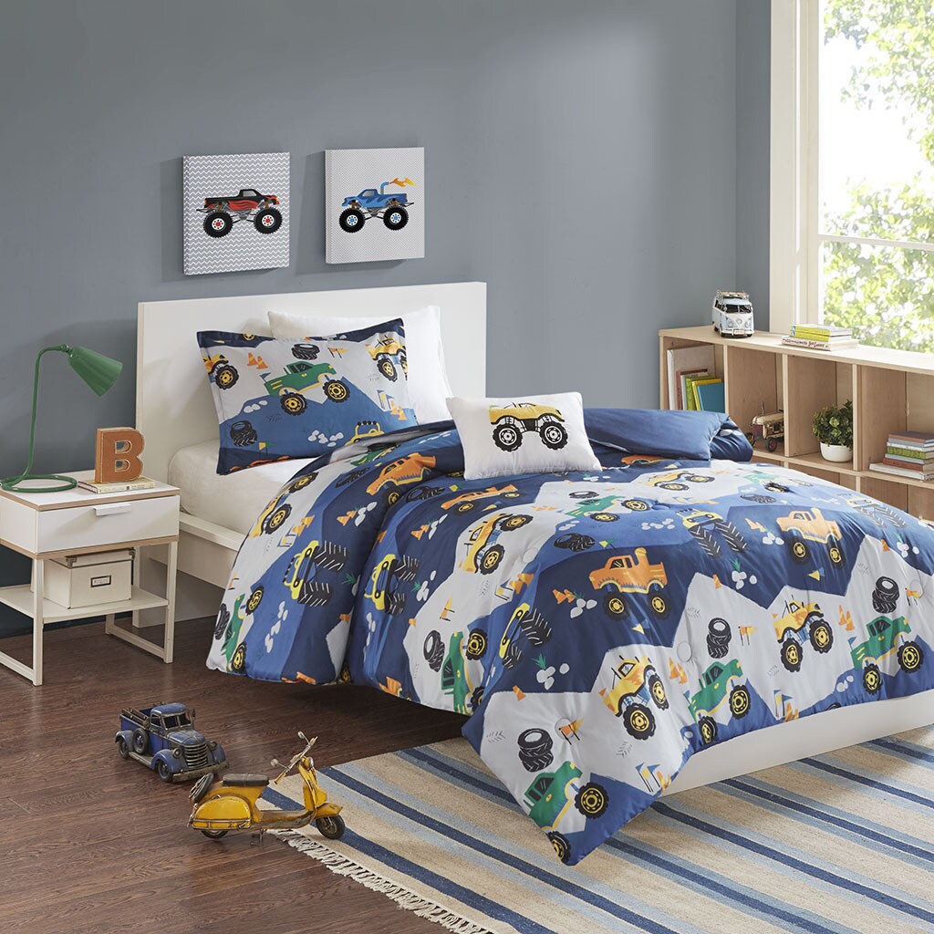 Gracie Mills   Monster Truck Comforter Set