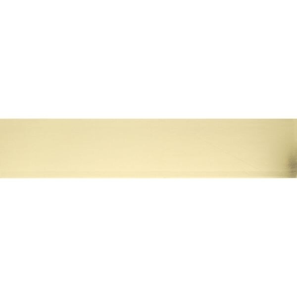 BRASS Accents Home Decorative 8&#x22; X 34&#x22; Kick Plate Lifetime Polished Brass Adhesive Mount