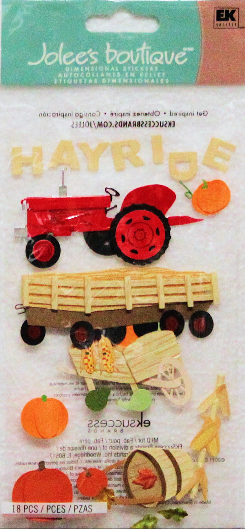 Jolee&#x27;s Boutique Hayride Dimensional Stickers