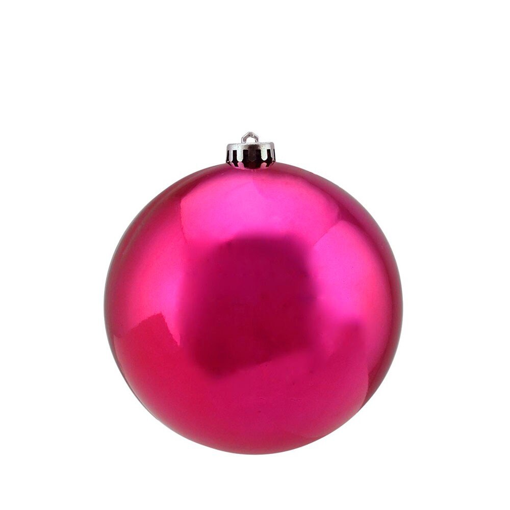 150mm Shiny Red Plastic Ornament Ball