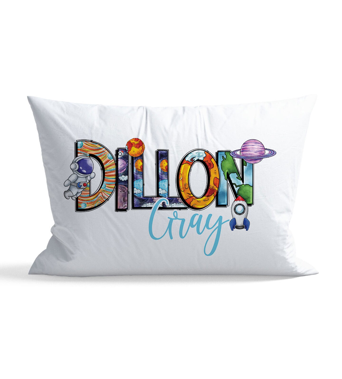 Pillow Covers for Kids, Personalized Pillow Case, Name Pillow case
