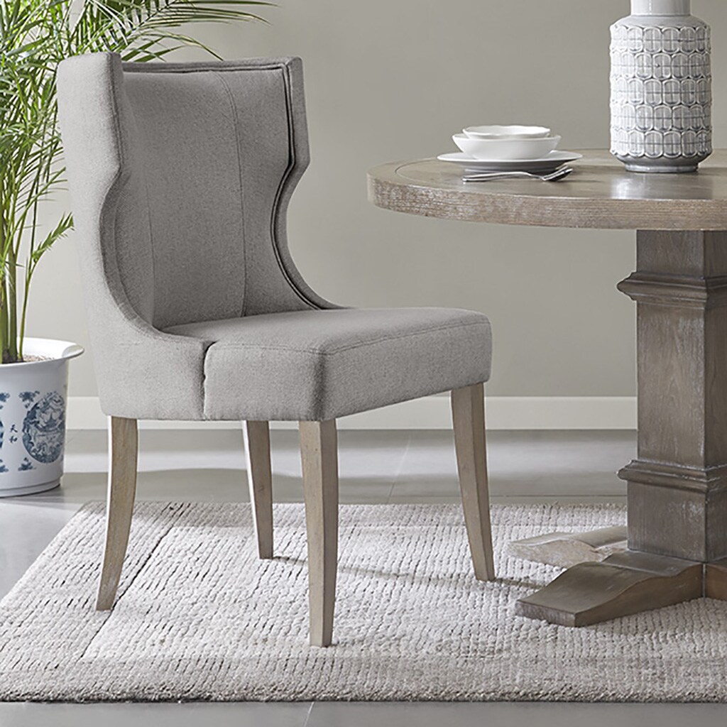 Gracie Mills   Upholstered Wingback Dining Chair