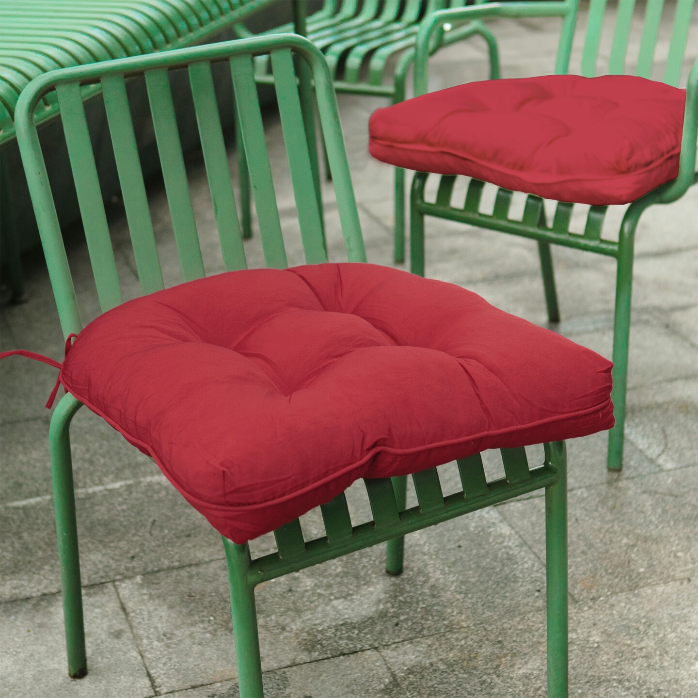 Peacenest Outdoor Patio Seat Cushion Set of 2-Waterproof Indoor Outdoor cushion