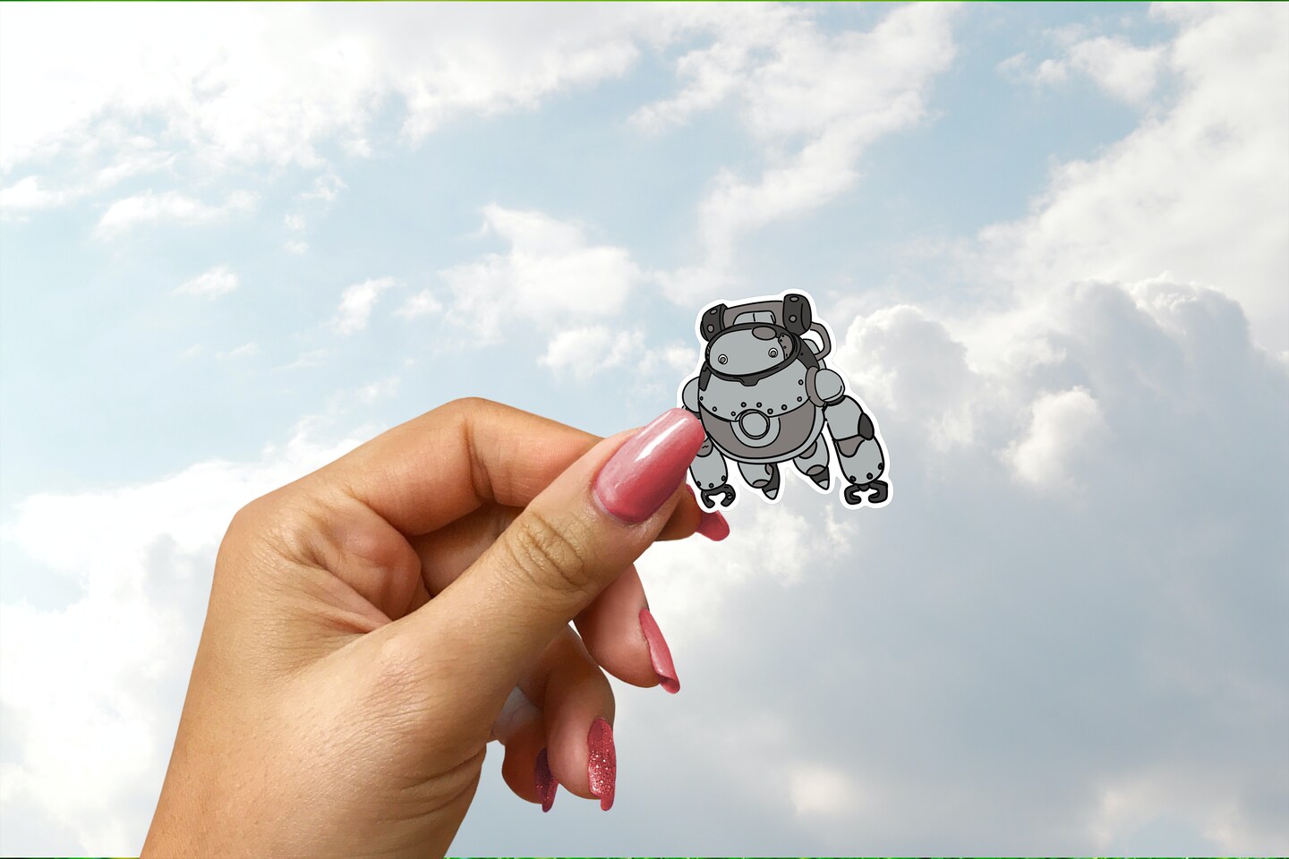 cute robot' Sticker