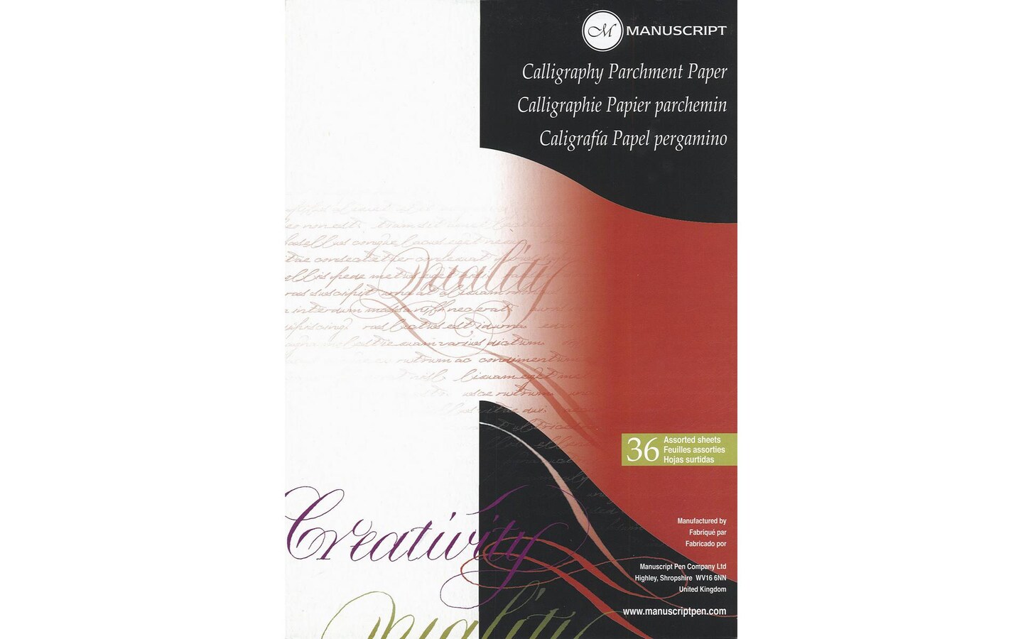 Manuscript Calligraphy Parchment Paper 36pc
