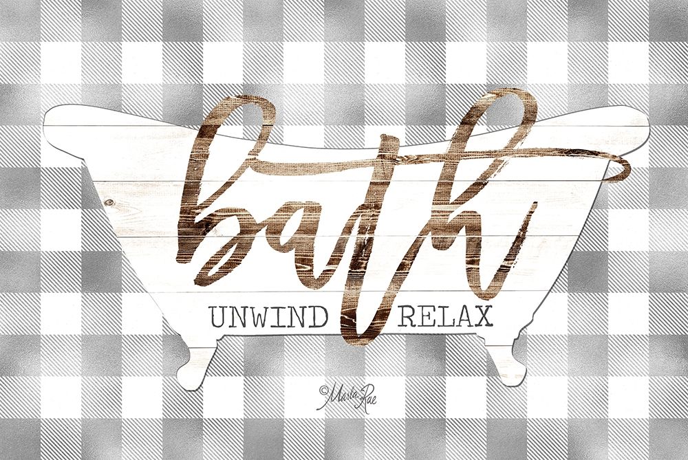 Bath - Unwind and Relax Poster Print by Marla Rae - Item # VARPDXMAZ5180