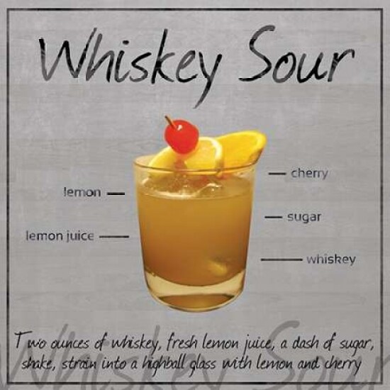 Whiskey Sour Poster Print by Lauren Gibbons - Item # VARPDXGLSQ054B