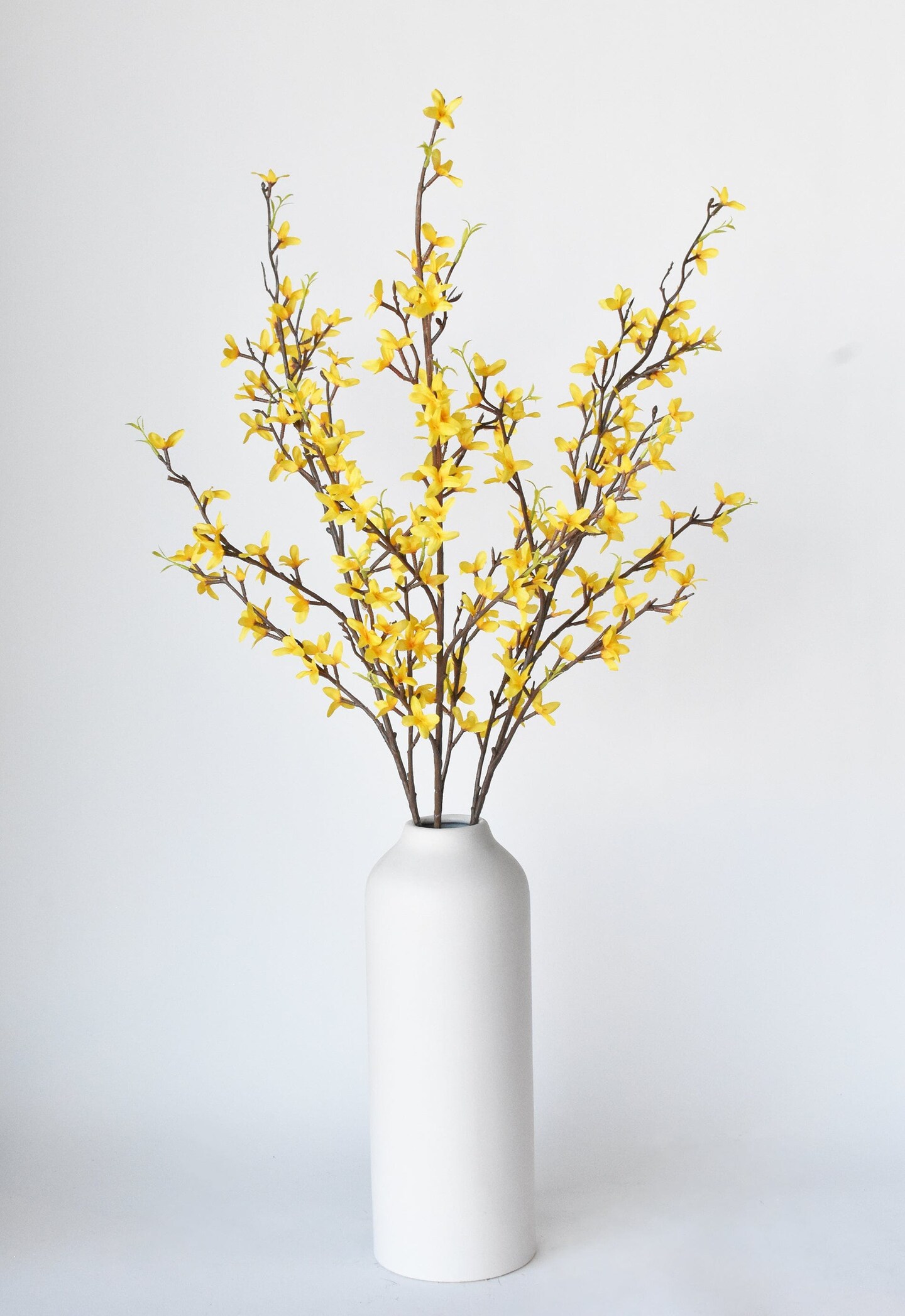 36&#x22; Faux Forsythia Branch Stem