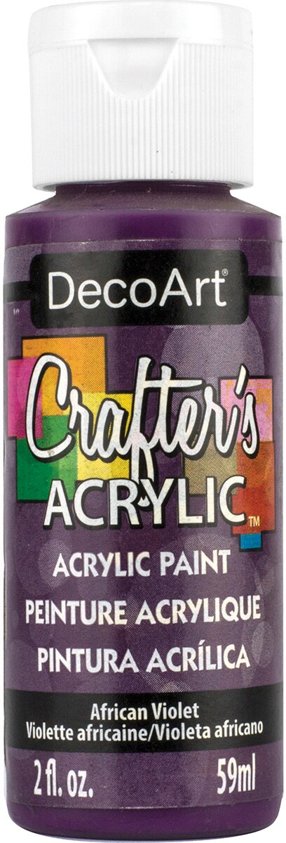 Decoart Crafter's Acrylic Paint 2oz - African Violet