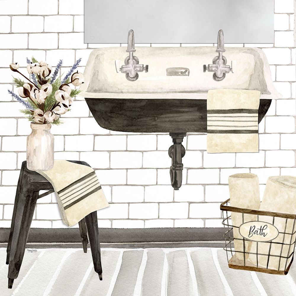 Farmhouse Bath II Sink Poster Print by Tara Reed - Item # VARPDXRB13068TR