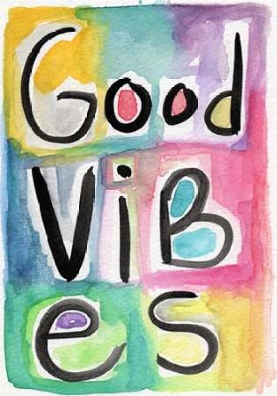 Good Vibes Poster Print by Linda Woods - Item # VARPDXLW1525