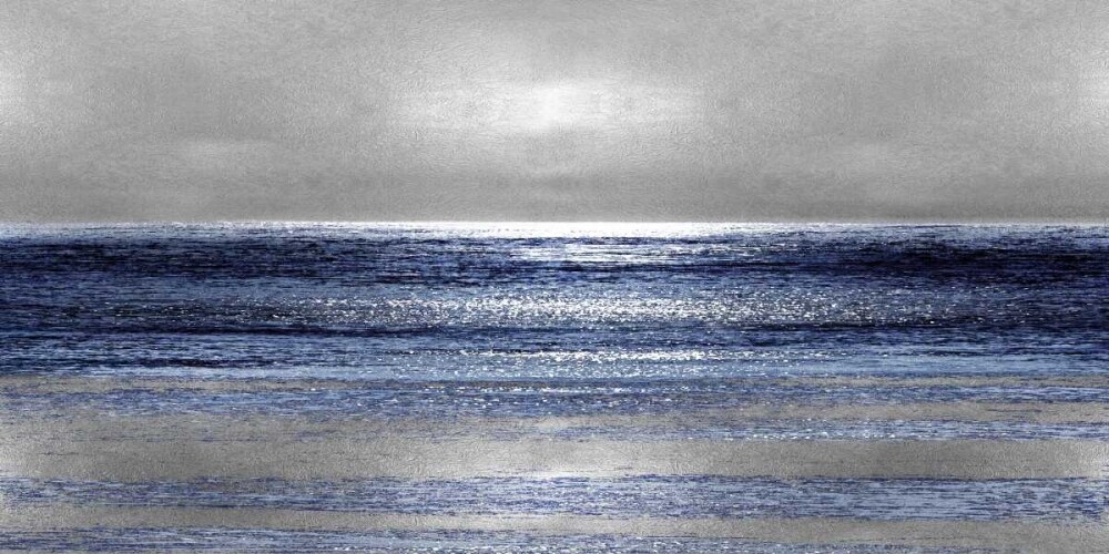 Silver Seascape II Poster Print by Michelle Matthews # MMW112637DG