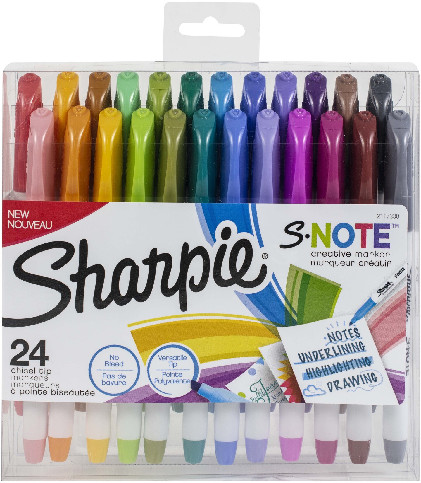 Sharpie S Note Chisel Tip Highlighter Marker 24/Pkg-Assorted | Michaels