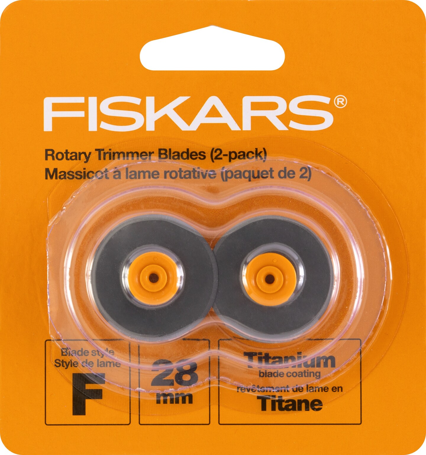 Lames Rotatives Fiskars 28mm - Lot De 6 Paires (12 Lames) - Acier - Pour Coupeur Rotatif