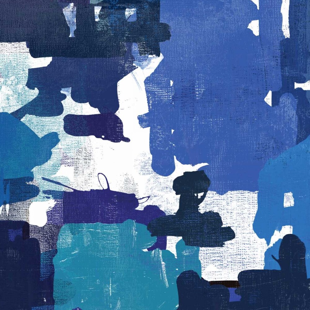 Block Paint II Blue Version Poster Print by PI Studio - Item # VARPDXPG392CBlue