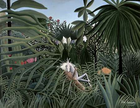 Attack of The Jaguar Poster Print by Henri Rousseau - Item # VARPDX279882