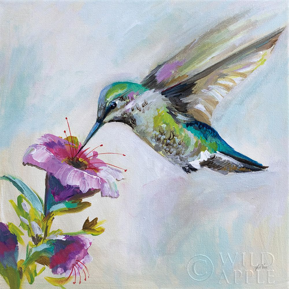 Hummingbird II Poster Print by Jeanette Vertentes # 63455