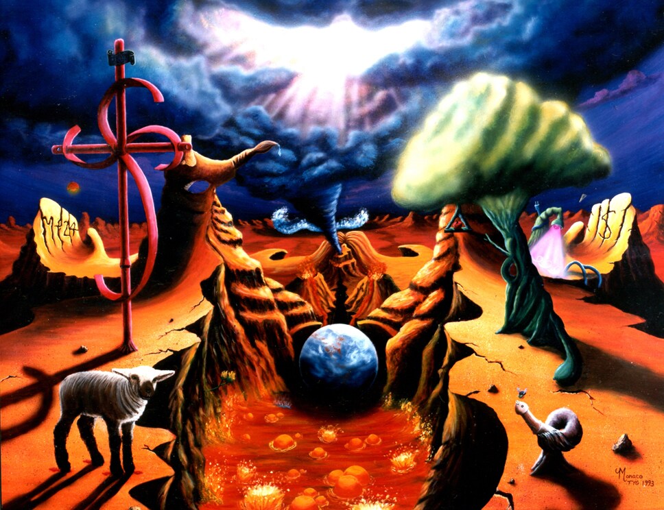 Vintage 90's BlackLight UV Posters of Cool Trippy Room Wall Art