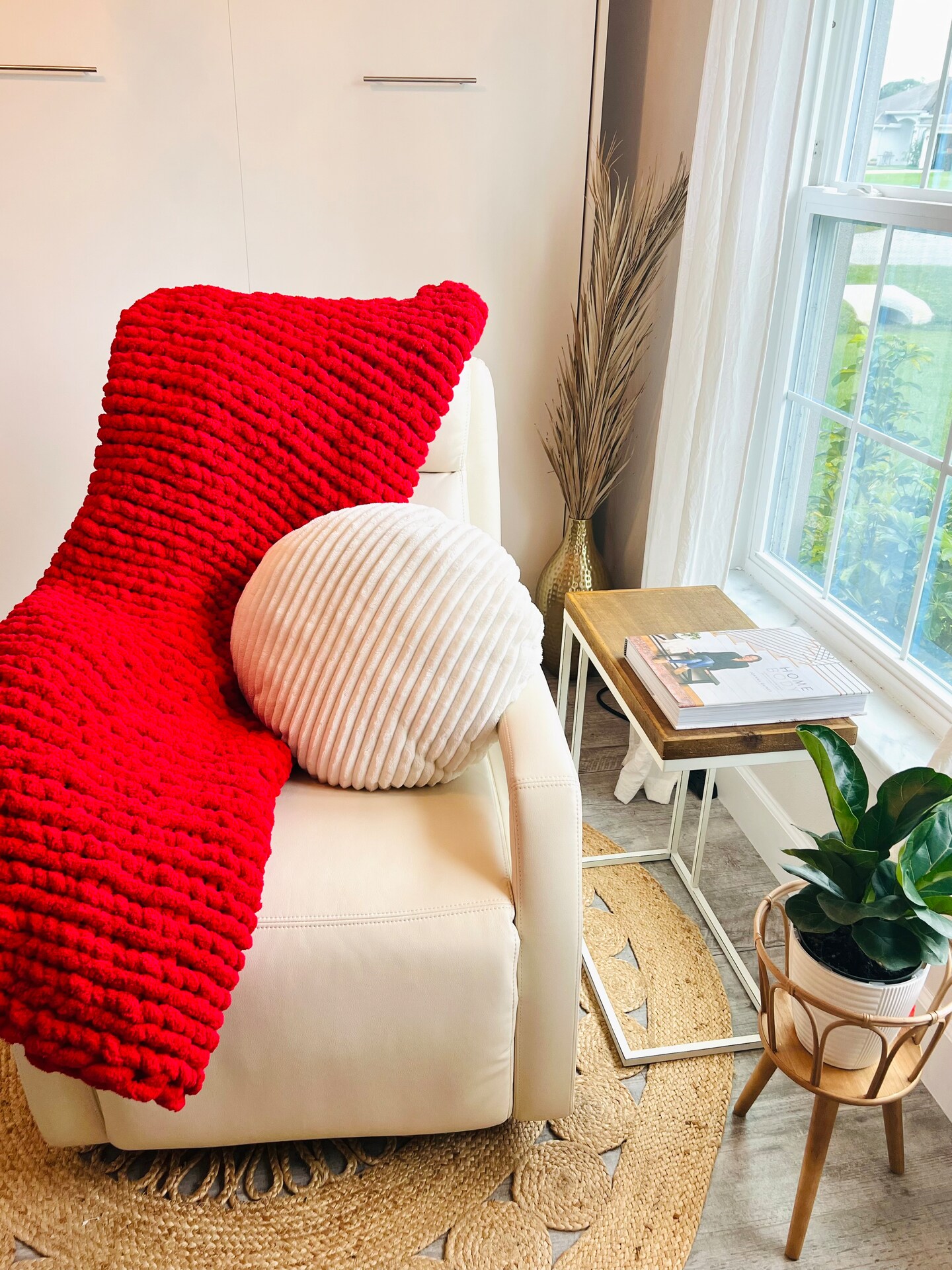 Copy-Chunky Knit Blanket