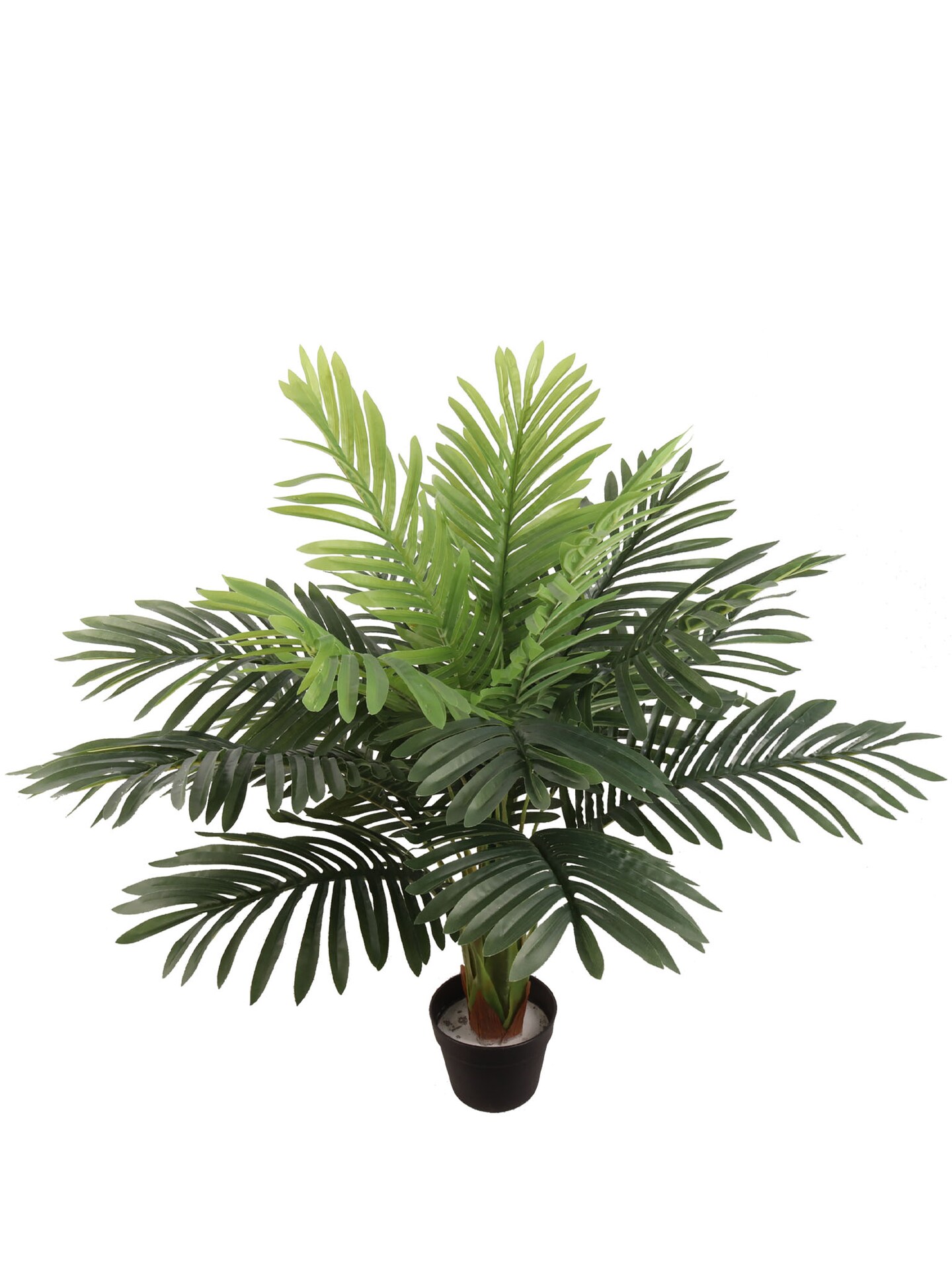 Elegant 36-Inch Fan Palm - Lush Indoor Greenery with 18 Wide Leaves for Stylish Home Decor, Floral Home by Artificial Flowers