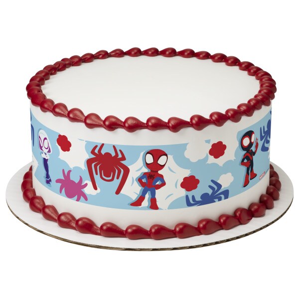 Marvel Spidey and His Amazing Friends Edible Cake Topper Image Strips