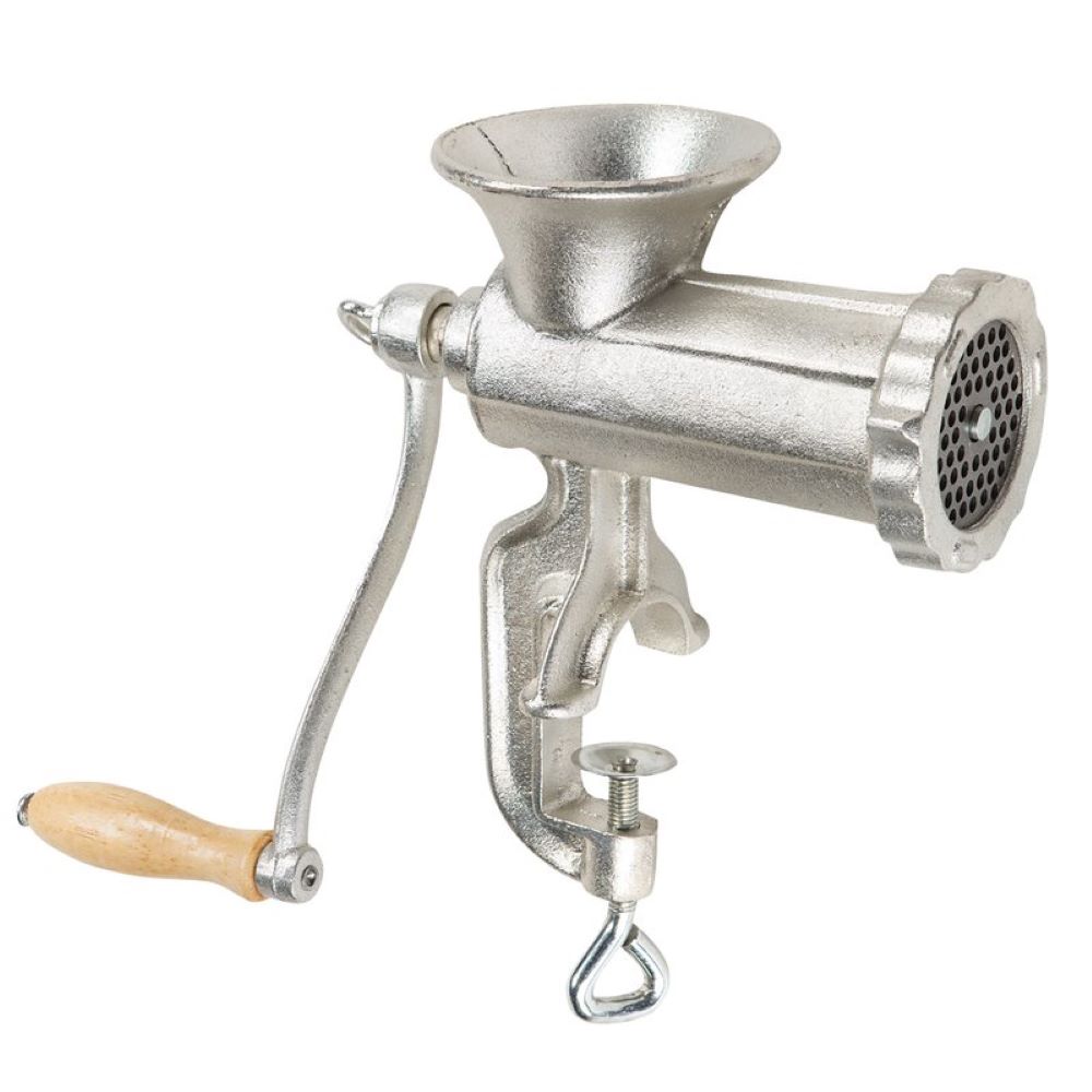 Weston 10 Manual Meat Grinder Sausage Stuffer Tin Plated Cast Iron Clamp On