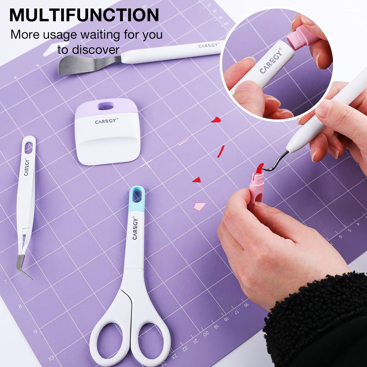 Craft Vinyl Weeding Tools Set, Precision Craft Vinyl Tools Kit, Weeding Kits for Cricut/Silhouette/Siser/Oracal