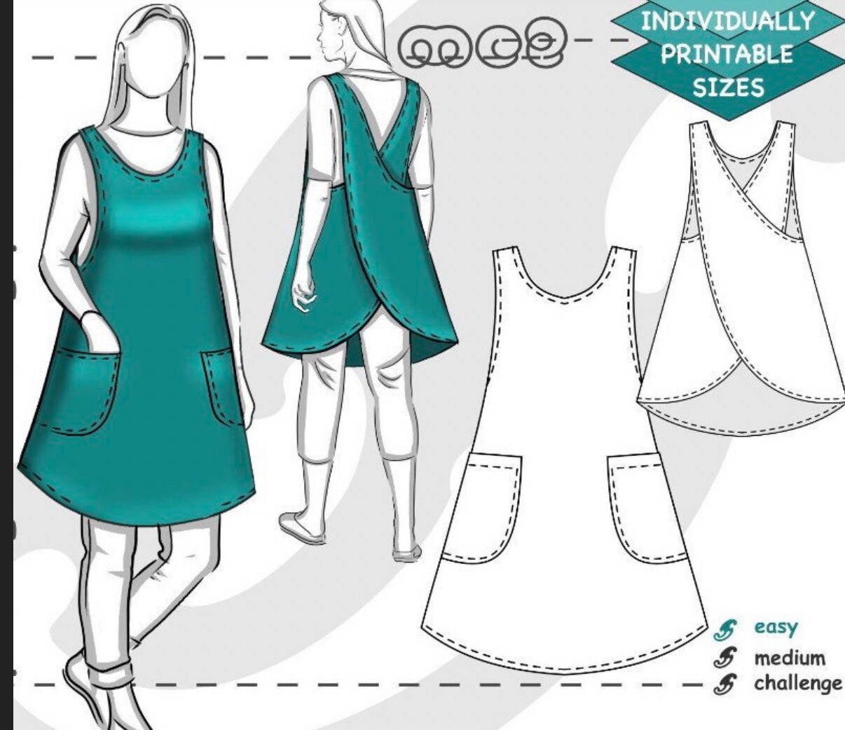 Wild flower adult smock | MakerPlace by Michaels