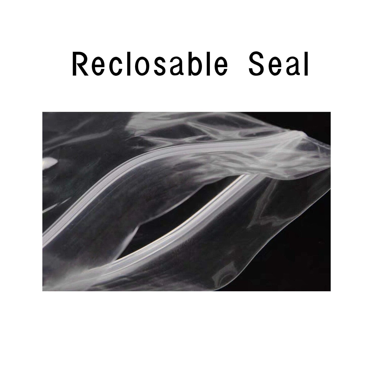 100 Pieces Long Jewelery Bags 3 x 8'' Clear Zipper Reclosable Necklace Bags with Hang Hole Poly Zip Seal Storage Bags for Packaging Shipping Incense 2 Mil (4 Sizes to Choose from)