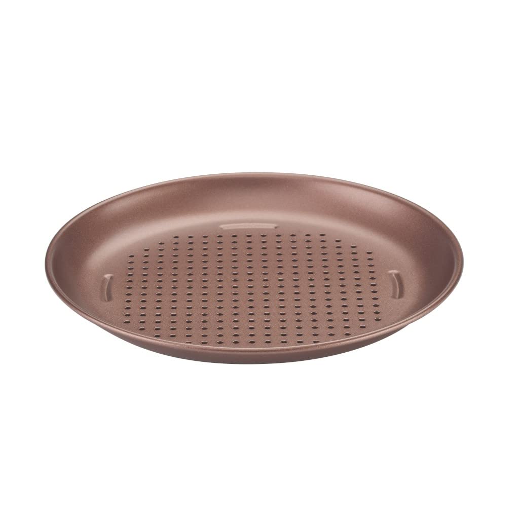 4 Pieces Mini Pizza Pan Set, Bronze
