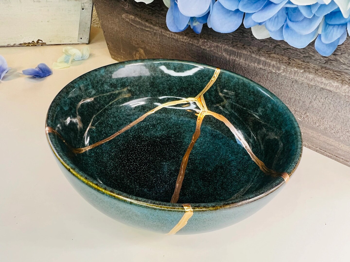 Kintsugi decorative bowl gift store set