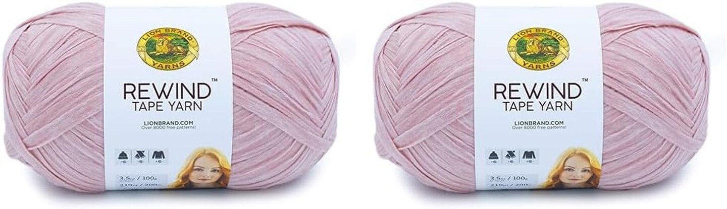 Rewind Yarn, Yarn for Knitting and Crocheting, Craft Tape Yarn, 1-Pack, Willow