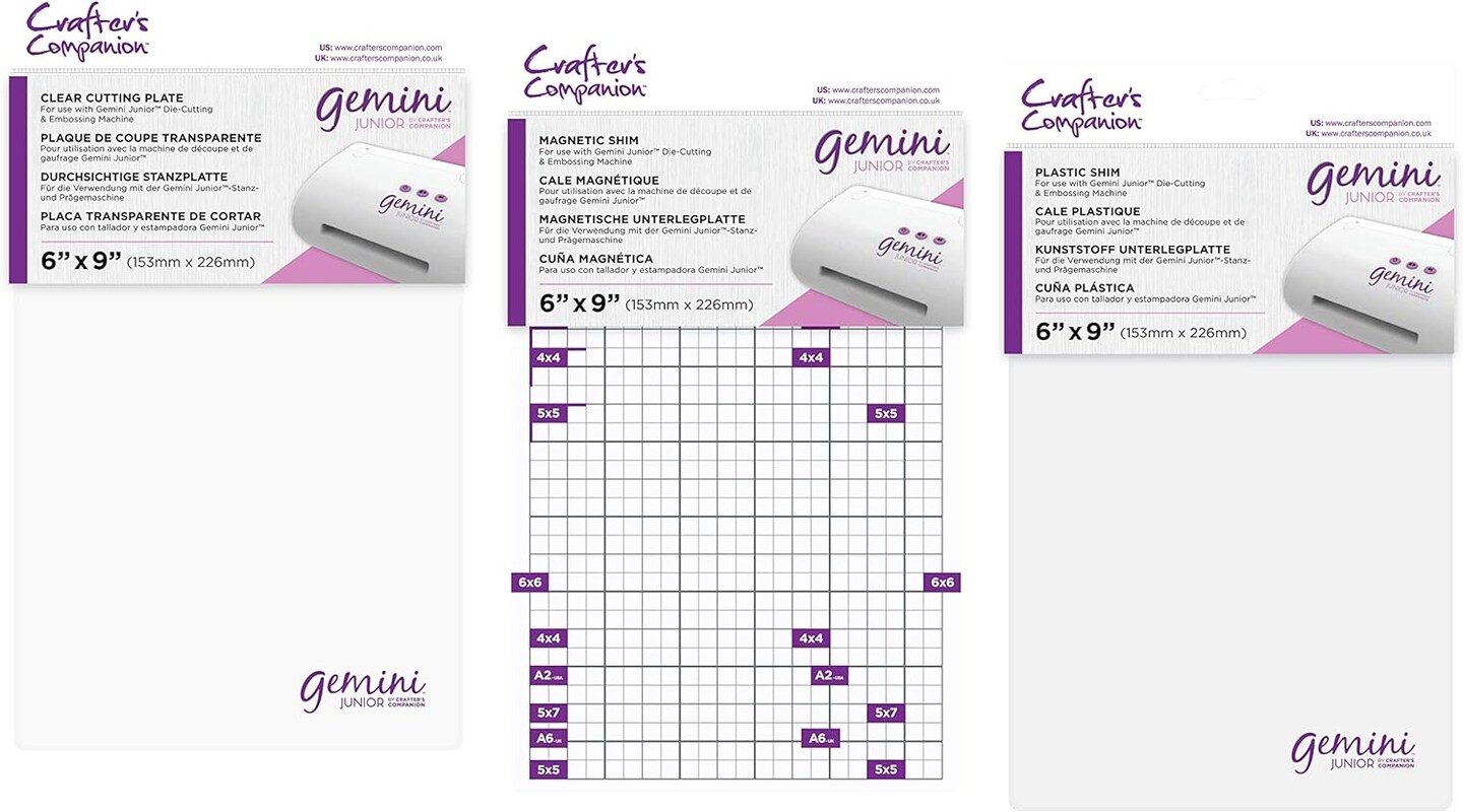 Gemini II (Jr Size) White Cutting Plate, Shim, Plastic Shim, 6