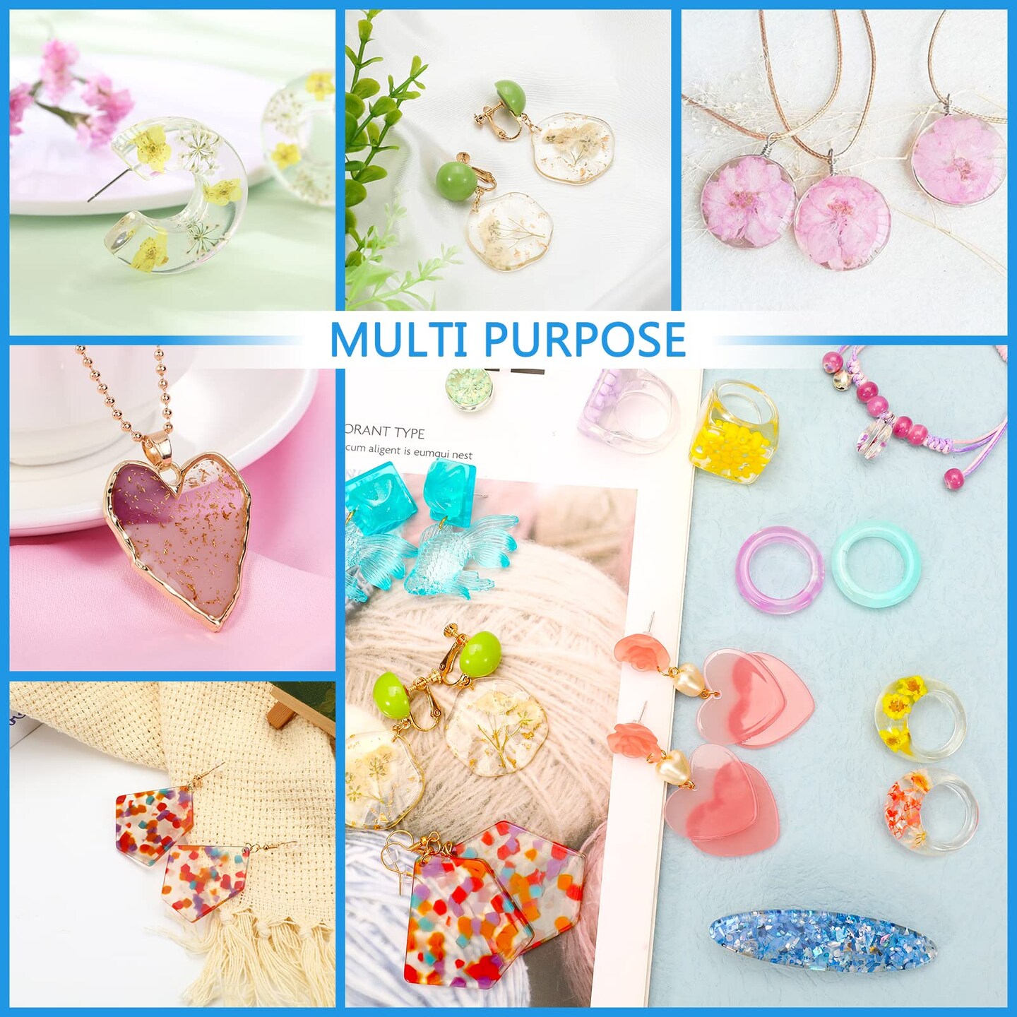 KISREL UV Resin 100g - Upgraded UV Resin Kit, Hard Type Crystal Clear Ultraviolet Curing UV Epoxy Resin for Craft Jewelry Making