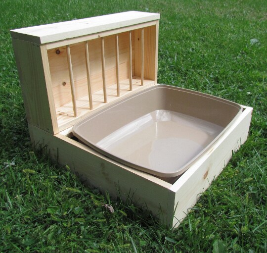 Large Hop Box Rabbit Bunny Hay Feeder and Litter Pan Combo MakerPlace by Michaels